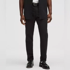Pantalón Hombre Lululemon ABC Slim Fit 32LWarpstreme en Negro Cintura 32 - Imagen 1 de 5