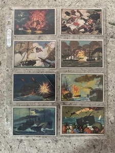 1954 Bowman U.S. Navy Victories Trading Cards Complete Set of 48 Cards - Bild 1 von 12