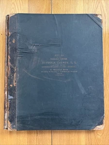Atlas of North Shore Suffolk Co. Long Island, NY 1917 - Antique Maps - Complete - Picture 1 of 18