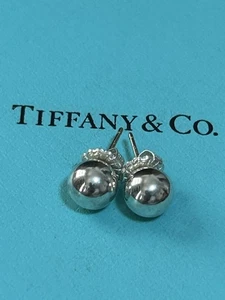 Tiffany&co 925 Hardware Ball 8 mm Earrings - Picture 1 of 12