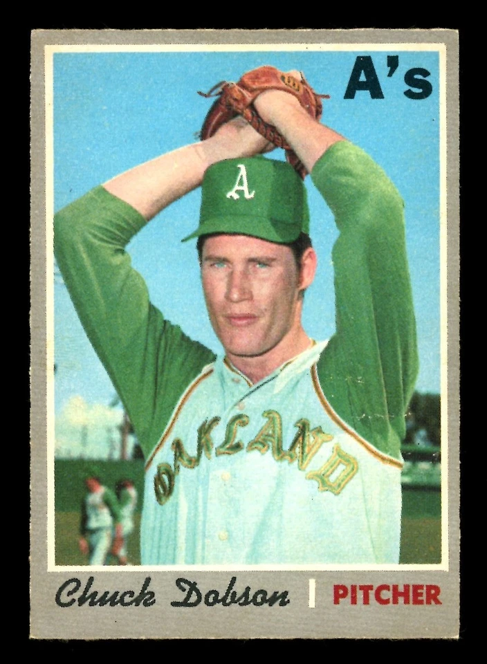 1970 TOPPS OPC O PEE CHEE MLB BASEBALL #331 CHUCK DOBSON NM OAKLAND A'S Card - Image 1 of 2