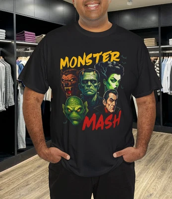 Camiseta de Halloween Horror Scary Monster Lover Vampire Frankenstein Foto 1 de 4