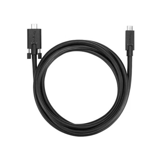 Targus ACC1122GLX 1.8M BLK USBC M/M SCREW IN CABL 10GB - Image 1 of 1