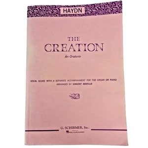 Haydn The Creation Oratorio Vocal Score G Schirmer 1951 Novello Piano Vintage - Picture 1 of 14