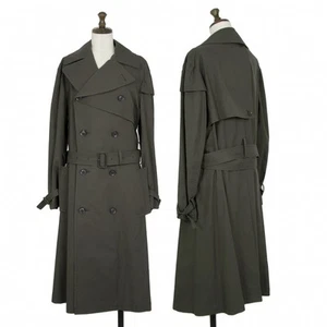 Yohji Yamamoto NOIR Asymmetry Trench Coat Size 2(K-107767) - Picture 1 of 12