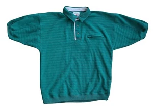 Vintage Greenline International Herren Gr. XL Grün Kurzarm Poloshirt - Bild 1 von 9