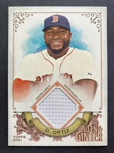 2021 Topps Allen & Ginter #AGA-DO David Ortiz (Boston Red Sox) RELIC! HOF! - Bild 1 von 2