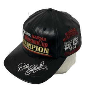 De colección Años 90 NASCAR Dale Earnhardt #3 Winston Cup Champion Sombrero de Cuero con Correa - Imagen 1 de 11