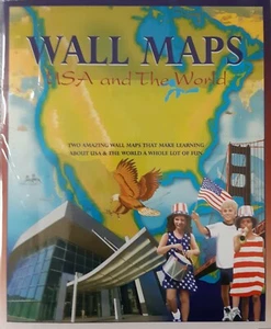 Wall Maps: USA and The World by The Map Studio – 2004 - Imagen 1 de 2