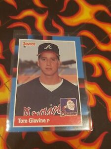 Mlb 1988 tom glavine rookie card atlanta Braves  baseball ⚾️