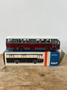 LION TOYS 38 'DAF CENTRUM CITYBUS BUS, 'MAROON/GREY/WHITE. 1:50. BOXED - Picture 1 of 12