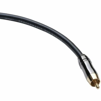 QED Performance Subwoofer Cable 3 Metre 300cm RCA Sub Lead Hifi Audio 3m - Image 1 of 4