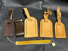 Authentic Used LOUIS VUITTON Leather Name tags and Strap set-g0429-