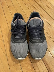 Reebok Print Run 3.0 Running Sneakers Shoes Navy Blue Womens Sz 9.5 Athletic - Picture 1 of 6