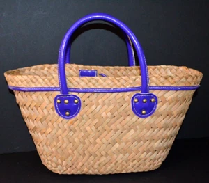 J. Crew straw bag tote bag purse beach bag new with tags on the bag $58.00 - Picture 1 of 8