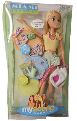 Muñeca Barbie My Scene Miami Getaway 2004 rubia súper rara nueva en caja juguete Mattel G6124 Foto 1 de 4
