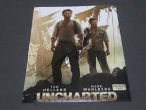 The Movie Uncharted 8x10 Photo Hand Signed Autographed by TOM Holland COA🔥🔥 - Picture 1 of 2