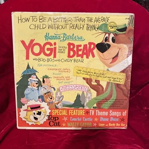 Hanna-Barbara Yogi Bear Top Cat Golden LP “Better than the average child” G+ ‘64 - Picture 1 of 8
