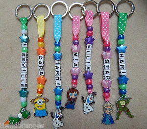 Personalisiertes Taschenetikett Bagtag Schlüsselring Schule Figur Cartoon Gamer - Bild 1 von 8