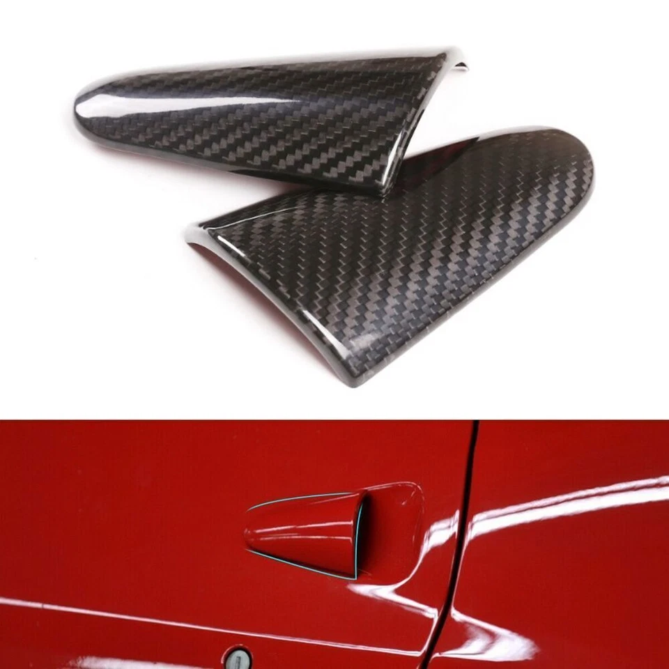 Real Carbon Fiber Door Handle Trim Cover Fit for Ferrari 458 2011-2016 - Изображение 1 из 4