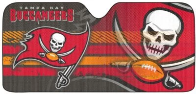 Fanmats Team Promark NFL Tampa Bay Buccaneers Car Truck Folding Sunshade