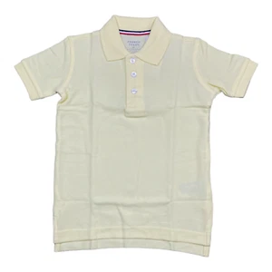 French Toast Girl's Yellow Short Sleeve Uniform Pique Polo Shirt Size 3T A23 - Picture 1 of 8