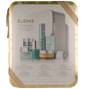 Elemis Pro-Collagen Jewels Set Balm, Cream, Treatment, Mask, Cloth, Box - Picture 1 of 24