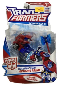 Transformers Animated Cybertron Mode Optimus Prime Autobot Leader Deluxe Figur - Bild 1 von 2