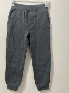 Calvin Klein Jeans Kids Sweat Pants Joggers Fleece Lined Elastic Gray Size 5 - Picture 1 of 9