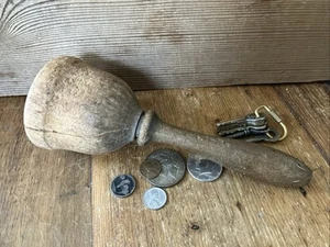 Beautiful Antique Wooden Potato Masher Folk Art 1800’s - Picture 1 of 10