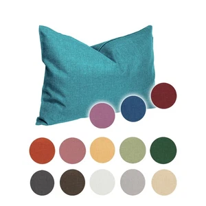 Cushion Cover 2er Set Structure Linen Look Pillow Case Decorative Twin Pack - Picture 1 of 113