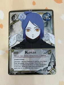Naruto CCG, Konan, 1198, 1st Edition, VLP, Foil - Picture 1 of 2