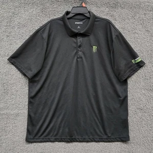 Camisa Polo Monster Energy Para Hombre 3XL Manga Corta Bordada Logo Cero Azúcar XXXL - Imagen 1 de 8