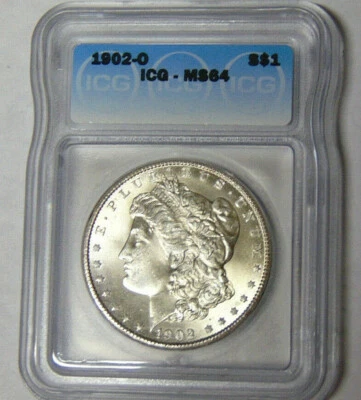 ICG MS64 1902-O Morgan Silver Dollar New Orleans Mint #5669314401 - Image 1 of 2