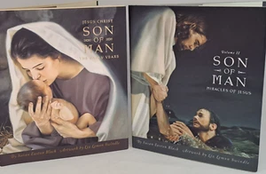 Jesus Christ Son of Man The Early Years and Son of Man Miracles of Jesus- Black - Foto 1 di 1