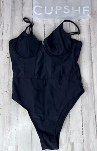 CUPSHE Women's One Piece Swimsuit Size M Tummy Control Swimwear Bathing Suit - Picture 1 of 12