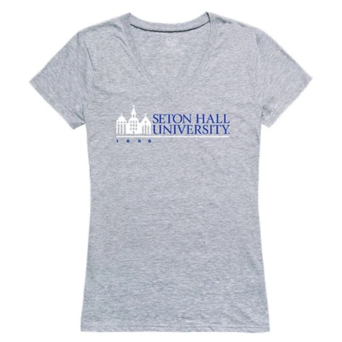 Seton Hall University Pirates NCAA Women's Seal Tee T-Shirt Cover