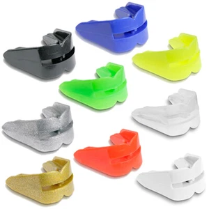 ADULT BASIC DOUBLE SPORTS BOIL AND BITE GUMSHIELD MOUTHGUARD + CASE - Picture 1 of 20