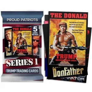 5 KARTEN SEALED PACK .....2024 DONALD TRUMP SAMMLERKARTEN SAMMELKARTEN SERIE #1 - Bild 1 von 6