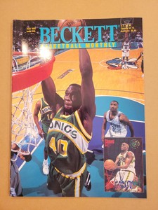 Beckett Basketball Magazine Monthly, June 1995 #59 Shawn Kemp