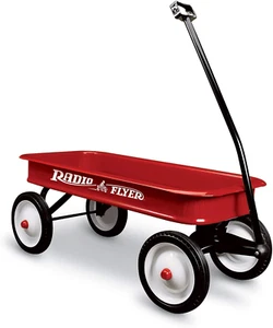 Radio Flyer 18Z 10 Inch Steel Wheels Timeless Classic Design Kids Red Wagon - Picture 1 of 11