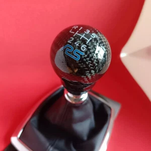 Carbon Shift Gear Knob for Ford Focus MK3 MK4 RS Fiesta Fusion Ecosport Transit - Picture 1 of 9