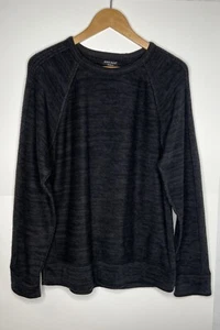 Guess Jeans Authentic Men's Long Sleeve Sweater Black Crew Neck Size XXL/TTG - Picture 1 of 10