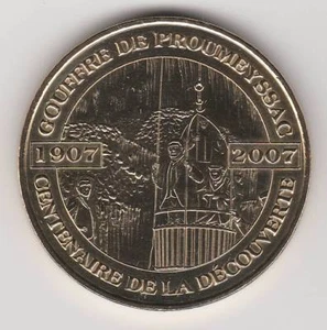 A 2007 TOKEN MEDAILLE MONNAIE DE PARIS -- 24 260 N°5 GOUFFRE DE PROUMEYSSAC - Imagen 1 de 2