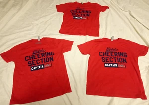 Ole Miss Rebels Girls' Graphic Cheering Section Captain 3 Red T-shirts-Size M(8) - Picture 1 of 5