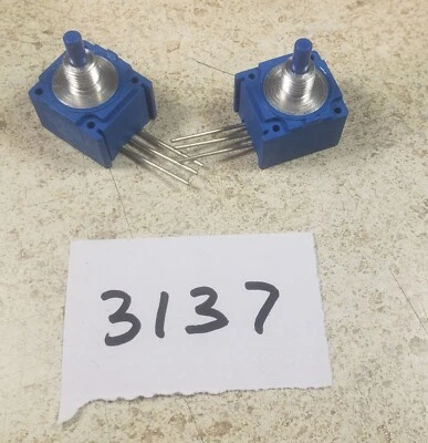 Lot of (2) New! Bourns 96C1CD16E16 20K Linear Taper Potentiometer - Image 1 of 4