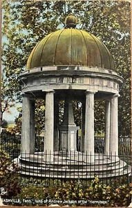 Antigua postal de Nashville Andrew Jackson Tomb Tuck de Tennessee 1909 - Imagen 1 de 5
