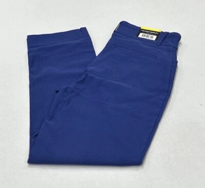 Pantalones para mujer Hilary Radley tiro medio incorporados de control abdominal, azul Mazarine, S Foto 1 de 4