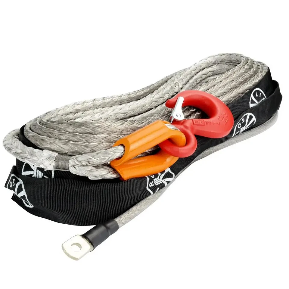 Liros Offroad Windenseil bis 4,3t Dyneema Seil 10mm Seilwinde Stahlseil ersatz - Bild 1 von 1
