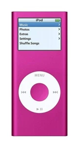 Official Apple iPod Nano 2nd Generation 4GB Pink- Genuine Charger & 30pin Cable - Picture 1 of 12